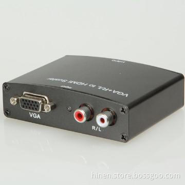 High quality VGA+R/L to HDMI Scaler Converter 2013 hot sale
